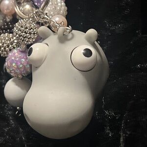Hippo Stress Ball Charm